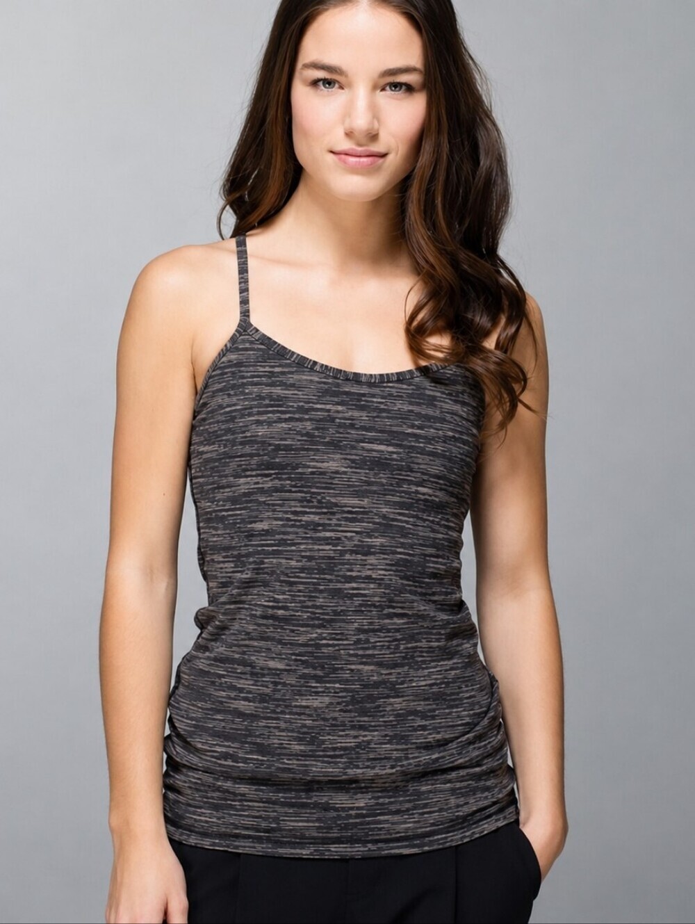 Lululemon | Power Y Tank in a "Royalty Space Dye", Ptp 12" To 15"